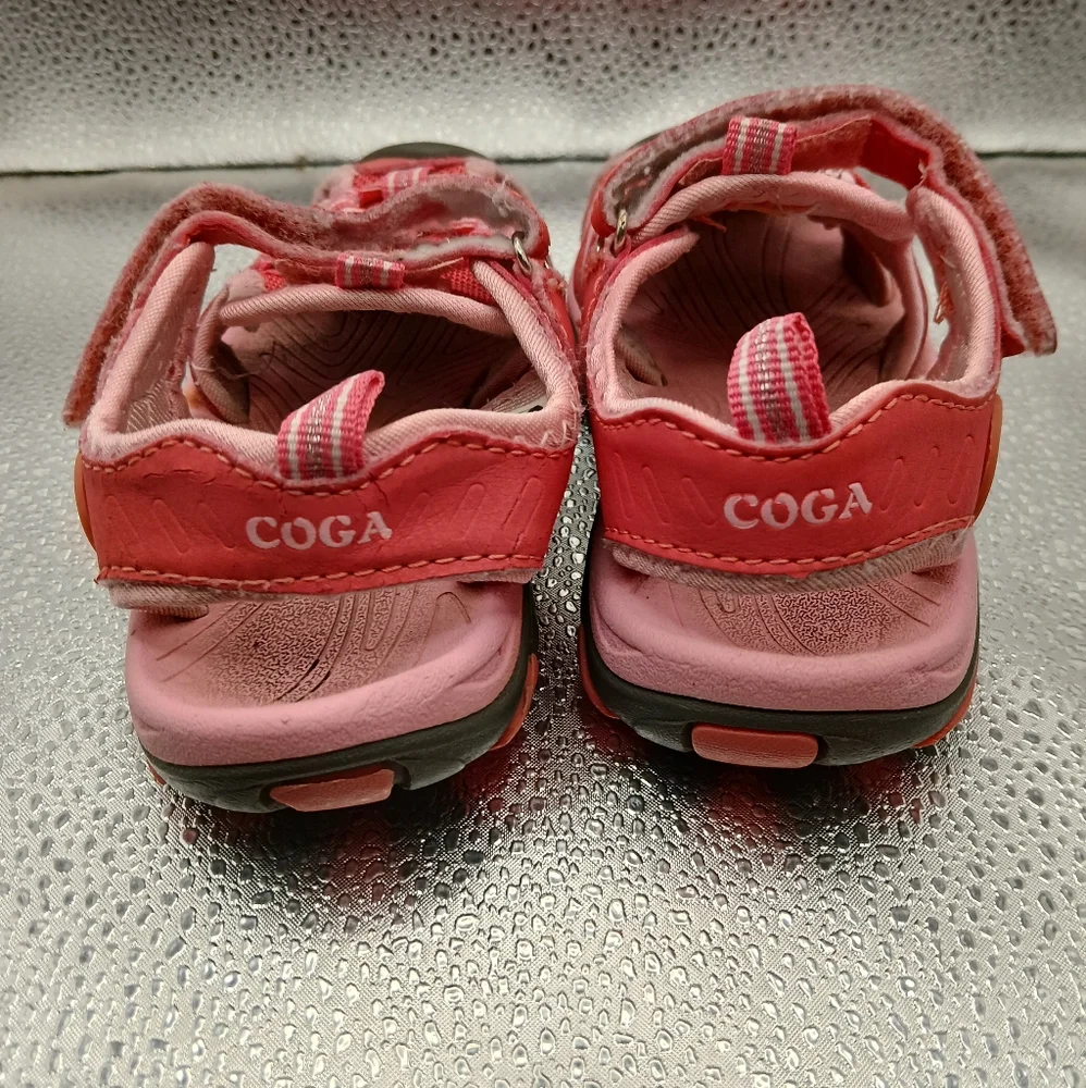 Coga Kids Pink Water Sandals with Rugged Design Kids Siz9